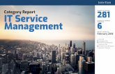 Category Report NU281MBER OF REVIEWS IT Service Management ... · Service Management market. This buyer’s guide is designed to help ... Agiloft Service Desk Suite Axios ITSM BMC
