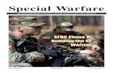 Special Warfare - Defense Video & Imagery … · small-unit tactics, but now it includes ... Special Warfare is an authorized, ... time to train Soldiers and ammunition