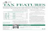 1 TAX FEATURES · 2016-11-08 · TAX FEATURES Wartime Spending ... Barbara Angus, International Tax Counsel, Department ... was John Connors, Chief Financial Officer, Microsoft Corporation.