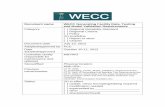 Document name WECC Generating Facility Data, …€¦ · Document name WECC Generating Facility Data, Testing and Model Validation Requirements ... Acceptable validation methods for