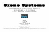 Corona Discharge Ozone Generators CD1500... · -1- O 3 INTRODUCTION This Installation and Operation Manual is written to assist in the installation, operation and maintenance of ozone