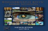 1 MAY 2015 e - Rondebosch Newsletter 2015... · Altius et Latius !! e 3 & ... The study was inspired by the case of McArthur Wheeler, ... quite a lot of luck involved in golf?”