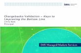 Chargebacks Validation – Keys to Improving the … · Pharmaceutical Supply Chain Complexities ... −Unit (Catalog) price missing, incorrect, ... Predictive Modeling ...
