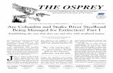 THE OSPREYospreysteelhead.org/archives/TheOspreyIssue86.pdf · the May issue of The Osprey. J une. It used to be the best of times. ... Army Corps of Engineers and Bureau of Reclamation)