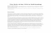 TTTThe Role of the TPAhe Role of the TPAhe Role of the … · 1 TTTThe Role of the TPAhe Role of the TPAhe Role of the TPA in Selfin Selfin Self- ---fundingfundingfunding Edited by