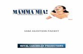 SAM AUDITION PACKET - Royal Caribbean Productionsroyalcaribbeanproductions.com/pdfs/RCP_AuditionPacket_Sam_Male... · SAM AUDITION PACKET . MAMMA MIA! AUDITION SIDES HARRY/BILL/SAM