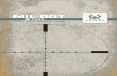 manual reticle mildot-sfp 2014 - Vortex Optics - Home€¦ · Once you have ranged a target, the mil dot reticle can be used to ... manual_reticle_mildot-sfp_2014.indd Created Date:
