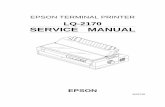 EPSON TERMINAL PRINTER - incos italia - … service-manual.pdf · PREFACE This manual describes functions, theory of electrical and mechanical operations, maintenance, and repair