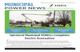 Spiceland Municipal Utilities Completes Electric .MUNICIPAL P S MUNICIPAL P S Spiceland Municipal