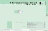 Threading tool - sumitool.com · gas, and water pipes ... (Whitworth) Pitch Threads/inch ... Thread groove width that has a virtually co mparable cylinder diameter to the thread width