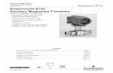 Rosemount 8721 Sanitary Magmeter Flowtube - …2.imimg.com/data2/OL/PJ/MY-401892/rosemount-8721-hygienic-sens… · • Conforms to 3-A sanitary standards and authorized to display
