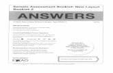 - English... · Sample Assessment Booklet: New Layout Booklet 2 ANSWERS Ontario Secondary School Literacy Test (OSSLT) 2015 INSTRUCTIONS Attempt all questions.