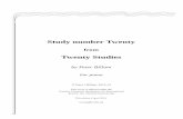 Twenty Studies - pjb.com.au · Twenty Studies by Peter Billam Forpiano ... 125 Ped f * Free from  ! 10 ... Easy Classical Pieces,Bbtrumpet and piano.