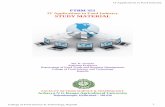 IT Applications in Food Industry STUDY MATERIAL · Computer Programming in „C‟ – E. Balaguruswamy 3. Data Structures – Mark Allen Waise 3. M. S Excel 2000 - Microsoft Corp.