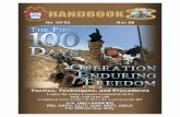 09-02 OEF First 100 Days HB - GlobalSecurity.org · magic formulas, silver bullets, or talismans. It is straight talk from Soldiers and leaders. Use this handbook to sharpen your