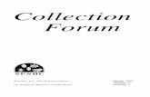 "Preliminary Analysis of the Effects of ... - Collection Forum · Collection Forum SPNHC Society for the Preservation Spring 1997 Volume 13 of Natural History Collections Number 1