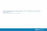 OpenManage Integration for VMware vCenter Version 4 · Using Administration Portal ... NFS share is set up with ESXi ISO, ... Performance during connection profile test credentials