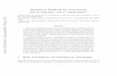 Statistical Methods for Astronomy - arXiv · Statistical Methods for Astronomy ... inference that underlie statistical analysis of astronomical data. ... the spatial distribution