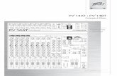 Compact Mixer - Peavey Electronics · Compact Mixer Operating Manual 1 MAIN L+R LR MONO (SUM ... • Increase the separation between the equipment ... • On board studio quality