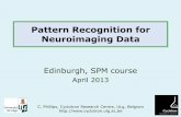 Pattern Recognition for Neuroimaging Data · Pattern Recognition for Neuroimaging Data ... Computer-based procedures that learn a function from a series of examples ... “Pattern