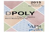 DPOLY Short Course on Glasses - American … · DPOLY Short Course on Glasses ... we provide descriptions of the modern glass transition theories and simulation ... Session D20: Invited