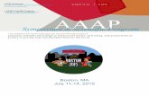 AAAP Scientific Program includes 144 oral … & Scientific Program AAAP Boston, MA July 11-14, 2015 THE AMERICAN ASSOCIATION OF AVIAN PATHOLOGISTS promotes scientific knowledge to