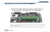 LPC2148 Education Board (version 3) User’s Guide · LPC2148 Education Board - User’s Guide Page 14 Copyright 2009 © Embedded Artists AB 2.1.1 Page 2: CPU The core part of the
