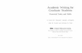 Academic Writing for Graduate Students - .Academic Writing for Graduate Students Essential Tasks
