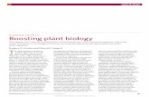Bioinspired materials: Boosting plant biology - Sargent … · BIOINSPIRED MATERIALS Boosting plant biology Chloroplasts with extended photosynthetic activity beyond the visible absorption