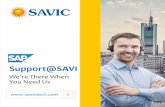 Support@SAVI - Savic Technologies LimitedSAVI.pdf · Transition Approach Support@SAVI Transition Phase Entry Criteria Task Validation Exit Criteria Start-up Basic Project Info.: Environment,