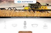 AGRICULTURAL MACHINERY - APEM .22 3 3 UNPARALLELED EXPERIENCE REACTIVITY TO SUPPORT YOUR CUSTOM DESIGN