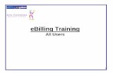 eBilling Training - Alta California Regional Center · password the first time you log into the eBilling system. ... • Invoice detail line level comments are meant to convey important