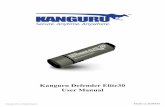 Kanguru Defender Elite30 User Manual · Tech Support ..... 34 7. Appendix A - Proxy Support ... Kanguru Defender Manager Elite30 / Running KDMElite30 on Windows. 8 ... Note: Before