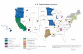 U.S. Gasoline Requirements - AFPM1).pdf · U.S. Gasoline Requirements Oxygenated Fuels CA RFG CA ... This map is not intended to provide legal advice or to be used as guidance for