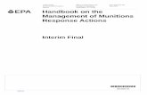 Handbook on the Management of Munitions Response Actions · Handbook on the Management of Munitions Response Actions Interim Final United States Office of Solid Waste and EPA 505-B-01-001
