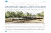 Out with the old: Polish land systems modernisation · aimed at replacing its ageing Soviet land systems, ... cannon, able to fire programmable air-bursting ammunition and with a
