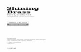 Shining Brass, Book 2 (Grades 4&5), Bass clef B flat … · Shining Brass Book 2, Grades 4 & 5 18 repertoire pieces and studies Part for ) B- Tuba Composers Tom Davoren, John Frith,