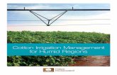 Cotton Irrigation Management for Humid Regions · Cotton Irrigation Management for Humid Regions iii ... Design Criteria ... Cotton Irrigation Management for Humid Regions 3