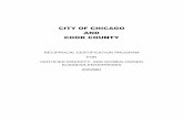 CITY OF CHICAGO AND COOK COUNTY · Section 12 – Site Interview/Visit ... used by the Chief Procurement Officer in all final actions with regard ... the City of Chicago and Cook