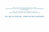 FEDERAŢIA ROMÂNĂ DE DIABET, NUTRIŢIE, BOLI METABOLICEsrrom.ro/NewFiles/Congres_2017/Program_Preliminar_2017.pdf · The 27th Annual Congress of the Romanian Society for Radiotherapy
