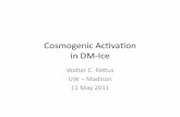 Cosmogenic*Ac,vaon* in*DMIce* - Yale Universityneutrino.physics.wisc.edu/teaching/PHYS736_2011Spring/project... · EDELWEISS XENON100 (2010) XENON100 (2011) ... XENON100 (2010) [7]