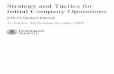 Strategy and Tactics for Initial Company Operations ... · INTRODUCTION SM 1-3 COURSE OVERVIEW Course Goal Strategy and Tactics for Initial Company Operations is designed to develop