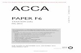 S T U D Y PAPER F6 T - Artlands resources · S T U D Y T E X T PAPER F6 TAXATION (UK) FAs 2015 BPP Learning Media is an ACCA Approved Content Provider. This means we work