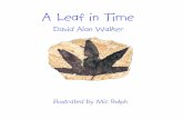 David Alan Walker - Portland Press · David Alan Walker illustrated by Mic Rolph. A Leaf in Time ‘A Leaf in Time’ is published, on paper, by Portland Press and is available