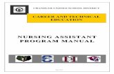 NURSING ASSISTANT PROGRAM MANUAL€¦ · chandler unified school district nursing assistant program manual february 2008 february 2008 career and technical