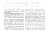 Interfacing Methods for Combined Stability and Electro ... · Interfacing Methods for Combined Stability and Electro-magnetic Transient Simulations applied to ... Generators fed by