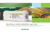BioPlex2200 MMRV IgG Kit - diagnostics-bio-rad.com€¦ · ® 2200 MMRV IgG Kit The first and only fully-automated, multiplexed solution for Measles, Mumps, ... Measles IgG 3 .2 –