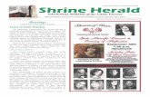 Shrine .Page 4 Shrine Herald National Shrine of the Little Flower ... Hospitality Wayne Friedman,