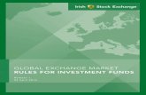 GLOBAL EXCHANGE MARKET RULES FOR INVESTMENT FUNDS … · GLOBAL EXCHANGE MARKET RULES FOR INVESTMENT FUNDS ... Global Exchange Market of the ISE. Annex I, Annex III ... GLOBAL EXCHANGE