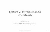 Lecture 2: Introduction to Uncertainty - CAUisdl.cau.ac.kr/education.data/complex.sys/Lecture 2.pdf · Lecture 2: Introduction to Uncertainty ... Uncertainty in Engineering Systems